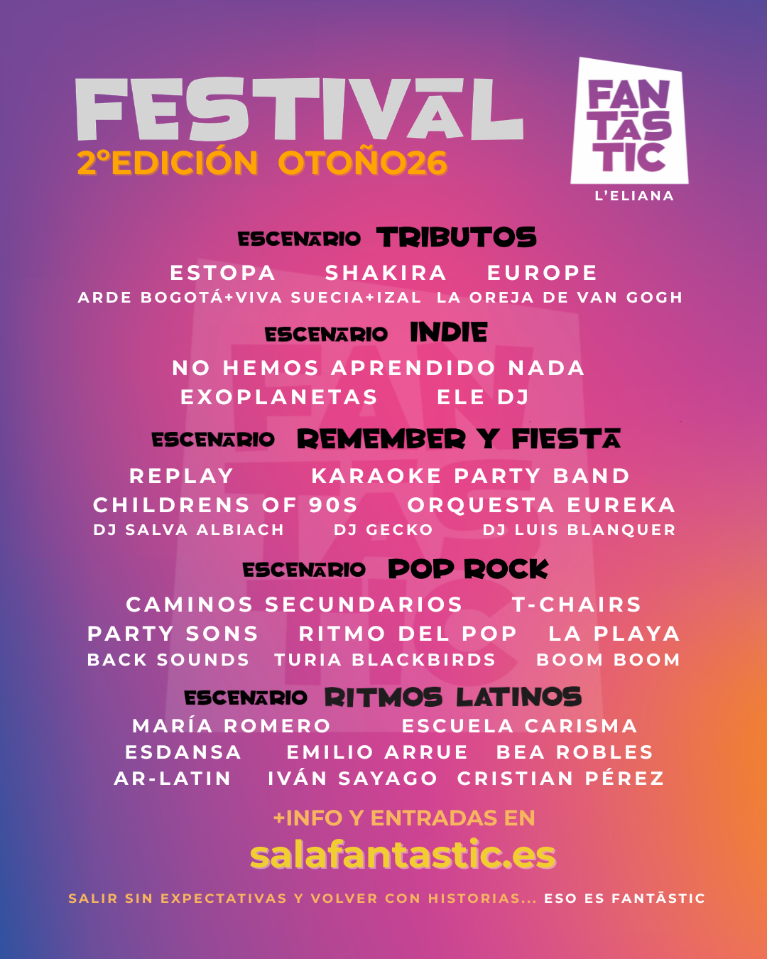 CARTEL FESTIVAL OTOÑO CARTEL FESTIVAL OTOÑO